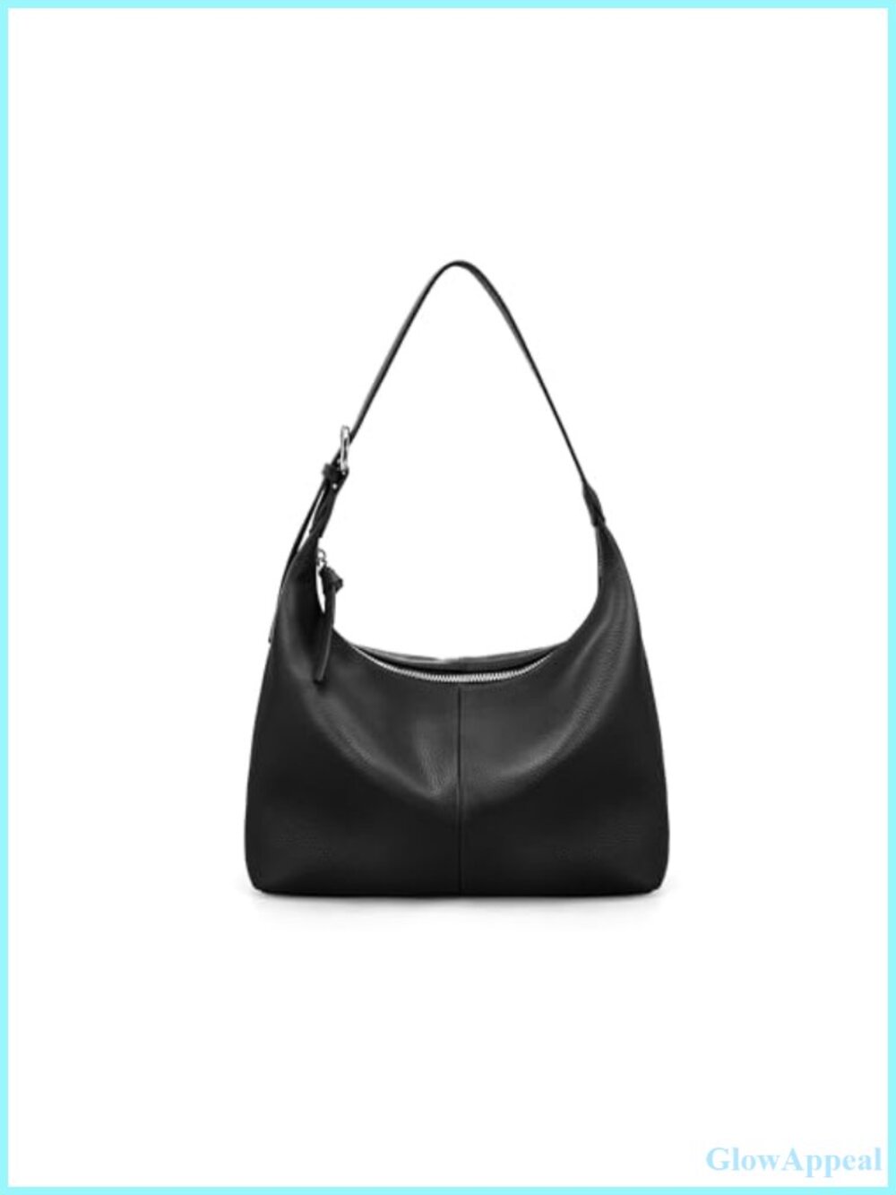 Genuine Leather Slouchy Hobo Bag Lightweight Shoulder Purse